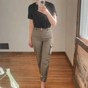 Revolve Tiger Mist Olive Green Utility Pants Size XS